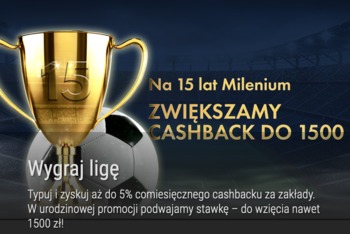 Cashback 5% od Millenium