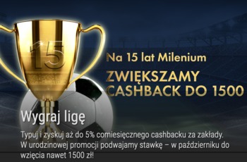 Wygraj ligę z bonusem bukmacherskim Millenium